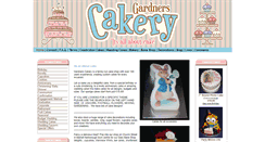 Desktop Screenshot of gardnerscakery.co.uk